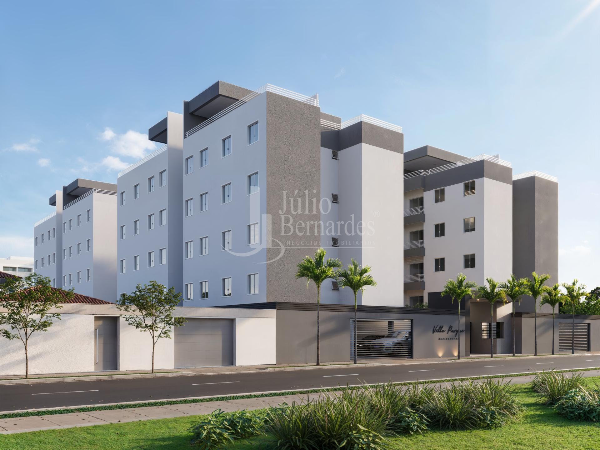 Perspectiva externa do Residencial Villa Parque, em Montes Claros