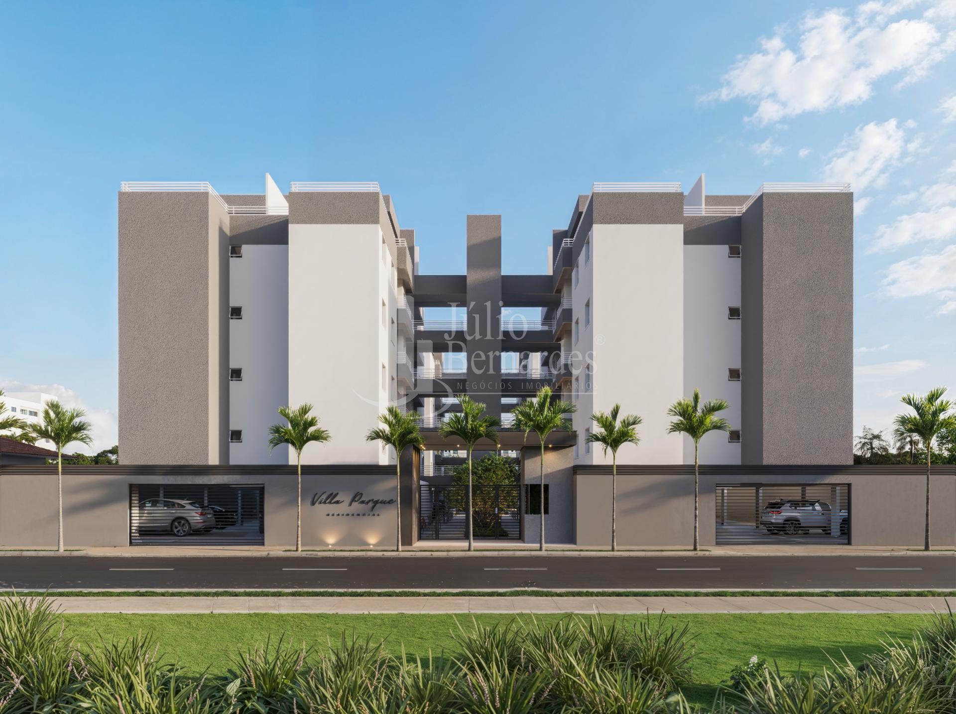 Fachada frontal do Residencial Villa Parque